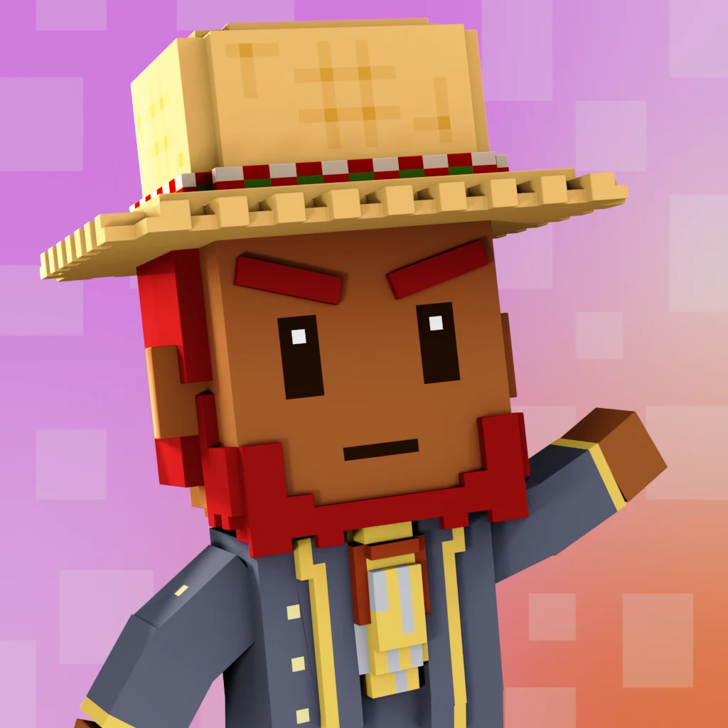 Pirate #2862 voxel render