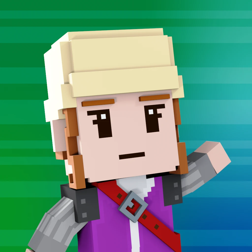 Pirate #2865 voxel render