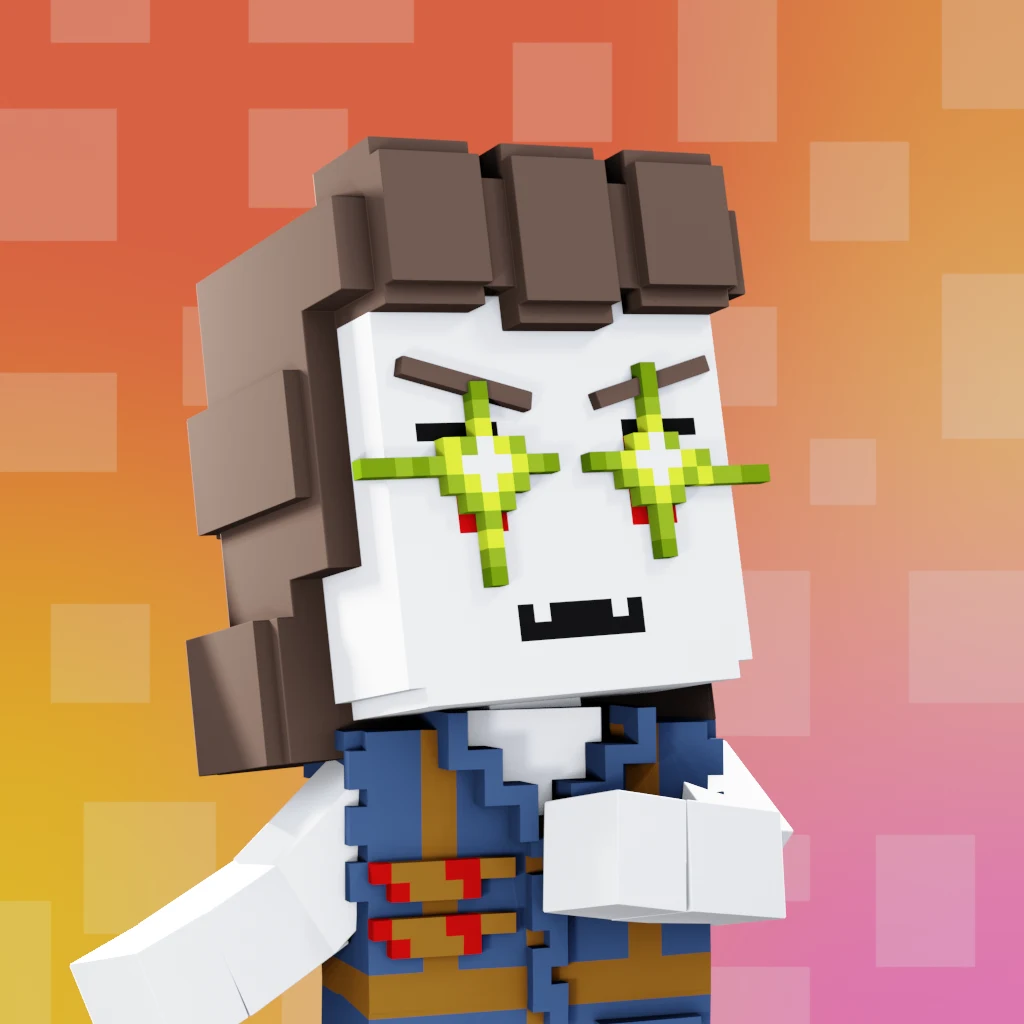 Pirate #2869 voxel render