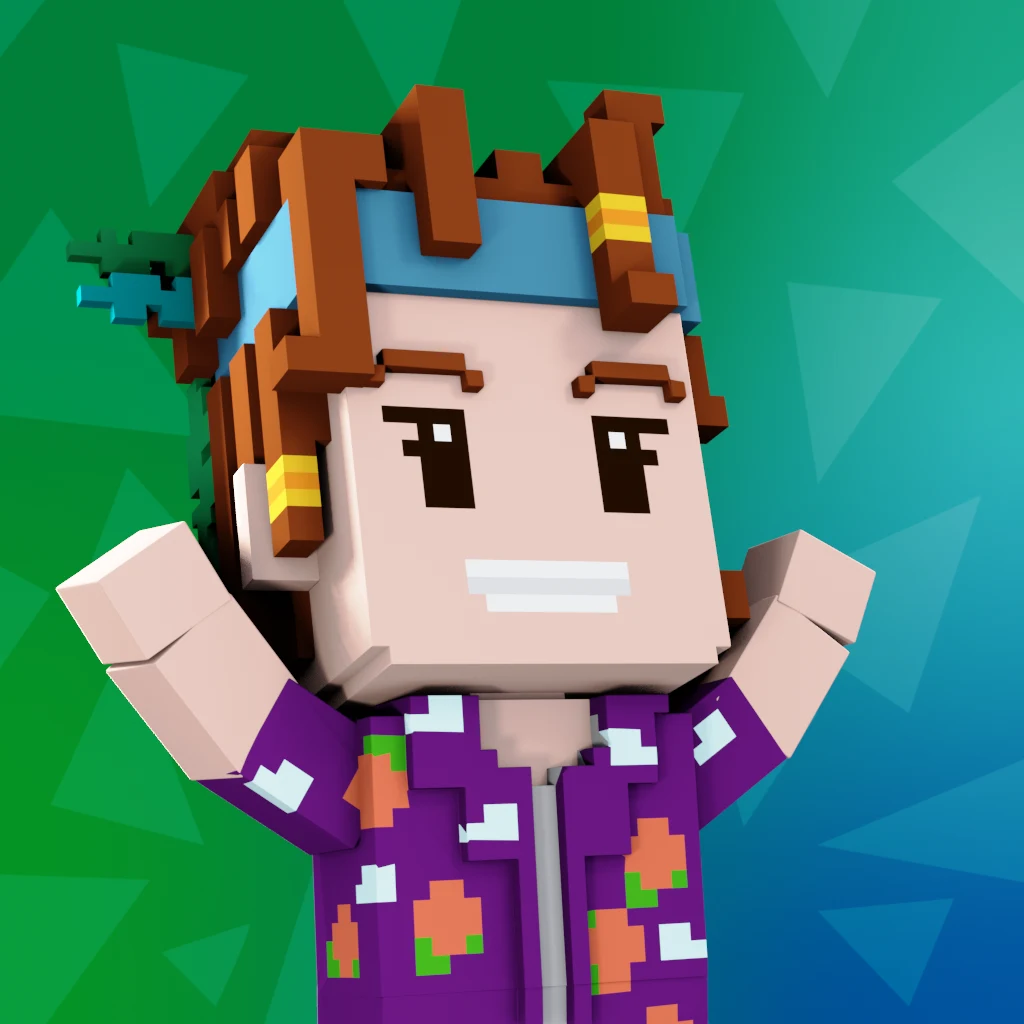 Pirate #287 voxel render