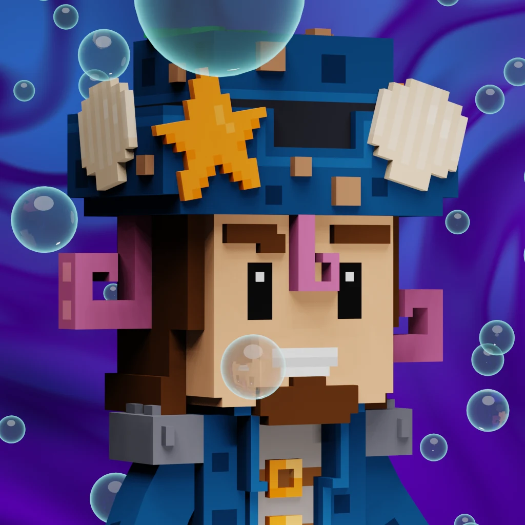 Pirate #2872 voxel render