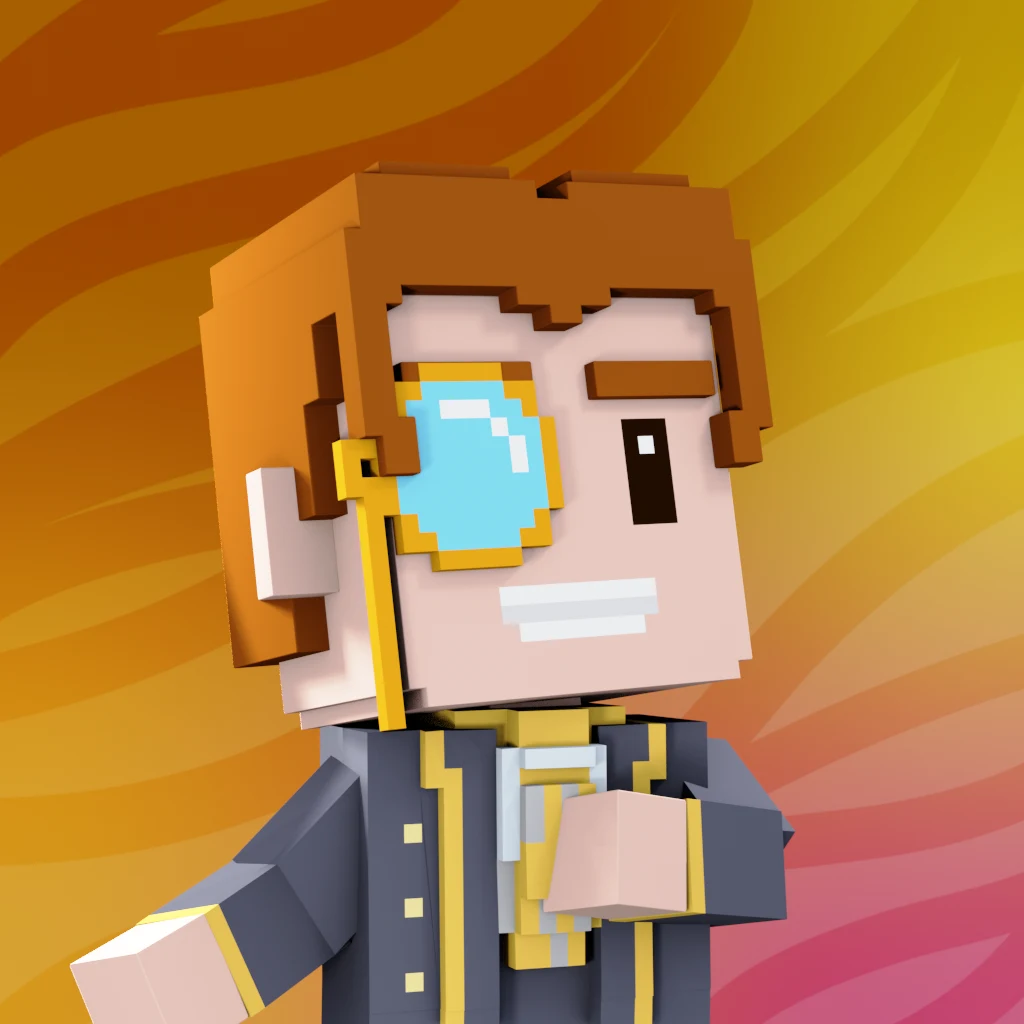 Pirate #2873 voxel render