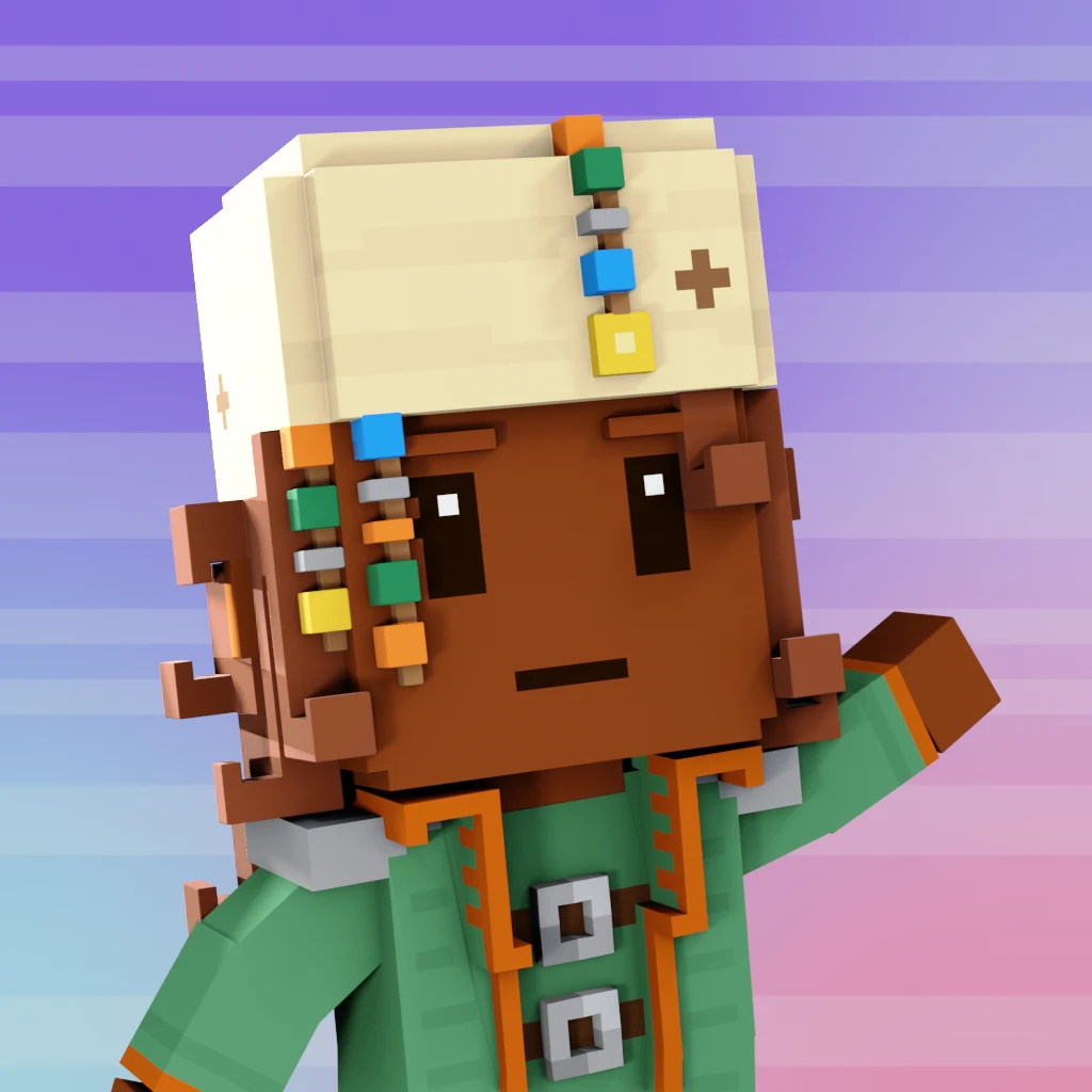 Pirate #2874 voxel render