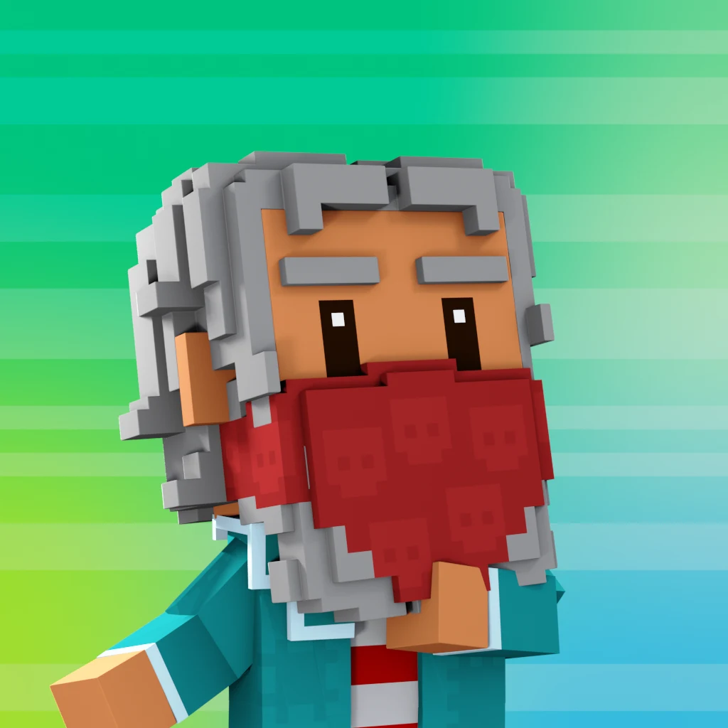 Pirate #2877 voxel render