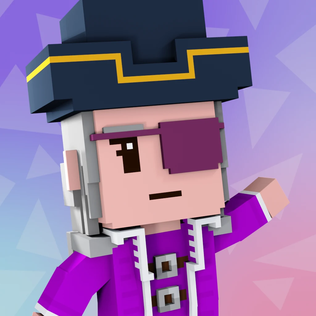 Pirate #2881 voxel render