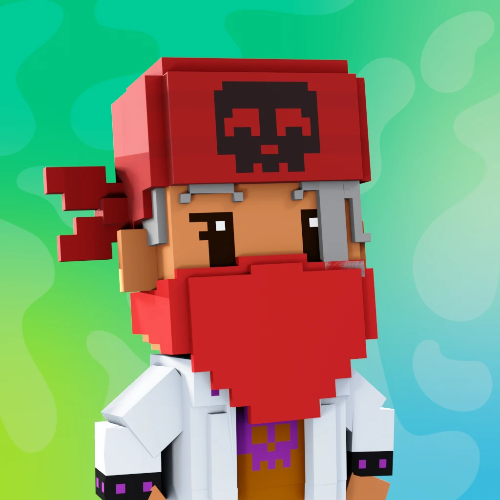 Pirate #2882 voxel render