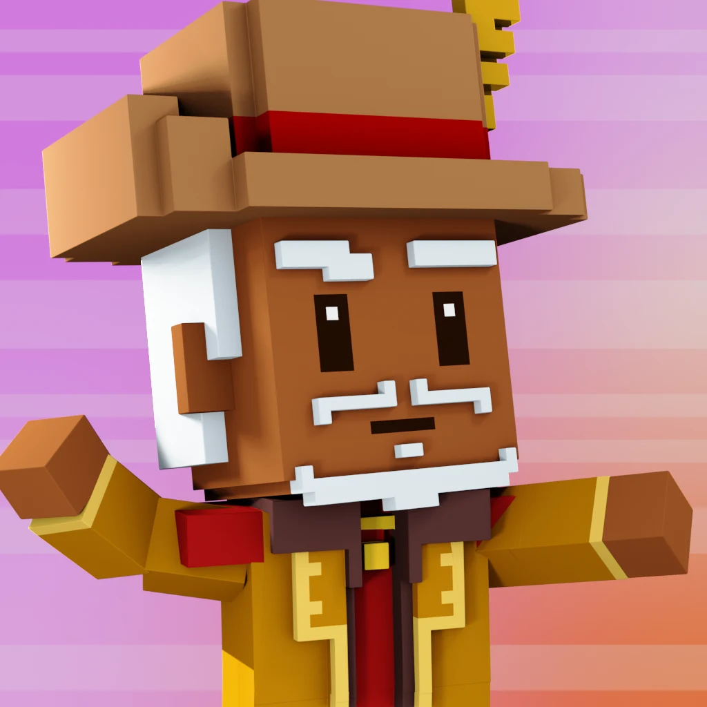 Pirate #2883 voxel render