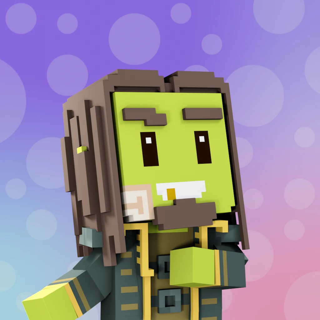 Pirate #2889 voxel render