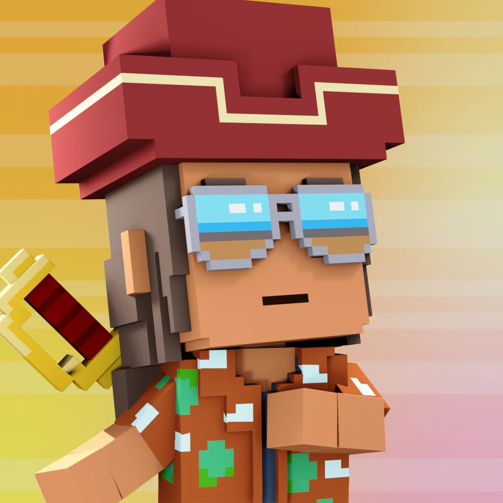Pirate #289 voxel render