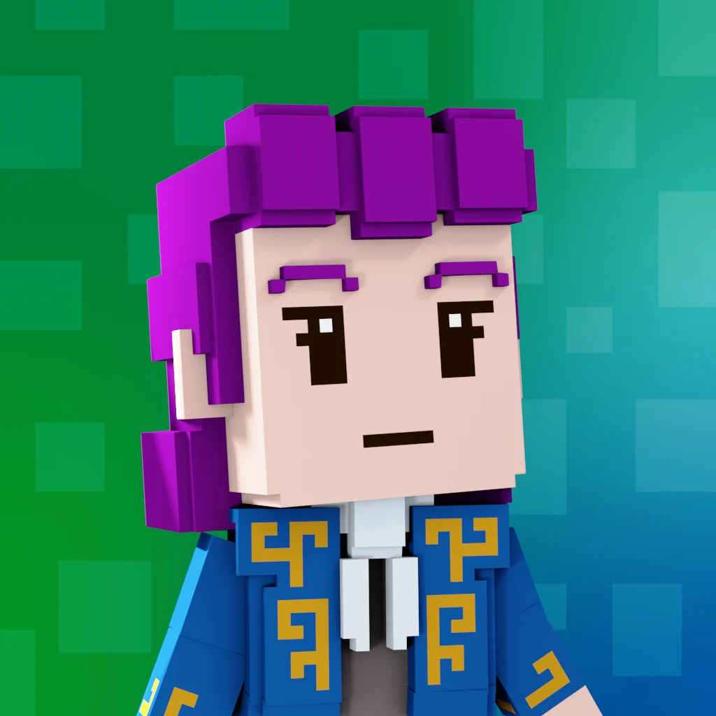 Pirate #2890 voxel render