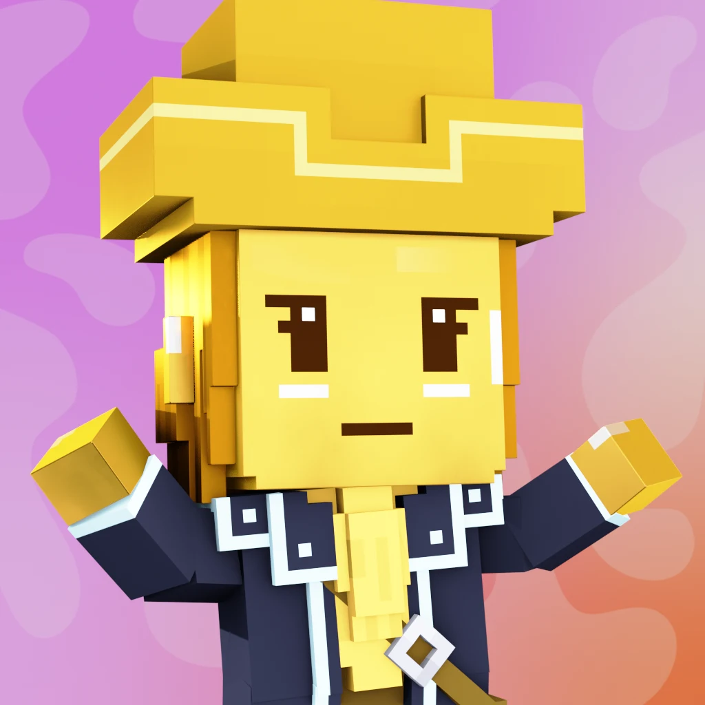 Pirate #2893 voxel render