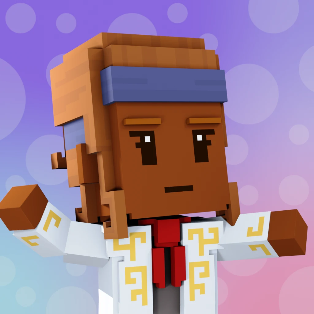 Pirate #2894 voxel render