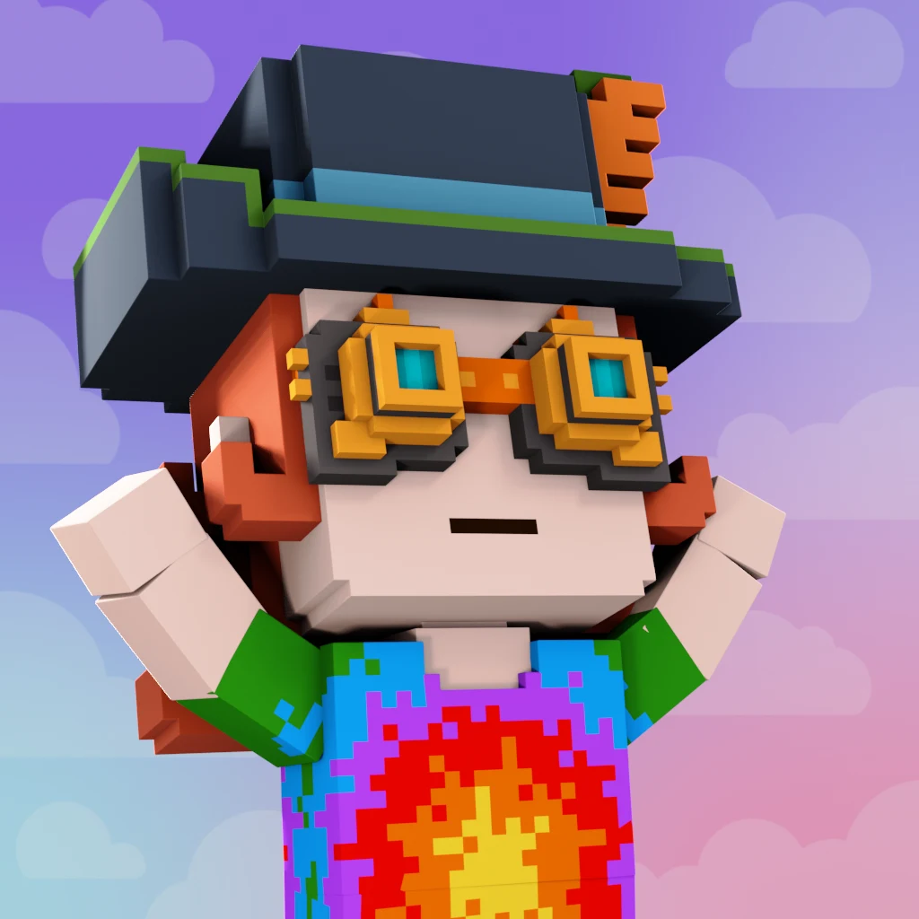 Pirate #2897 voxel render