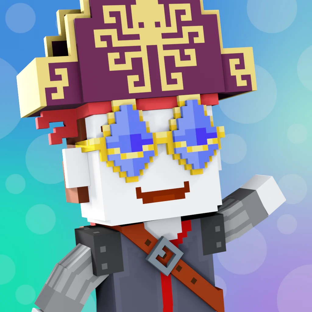 Pirate #2900 voxel render