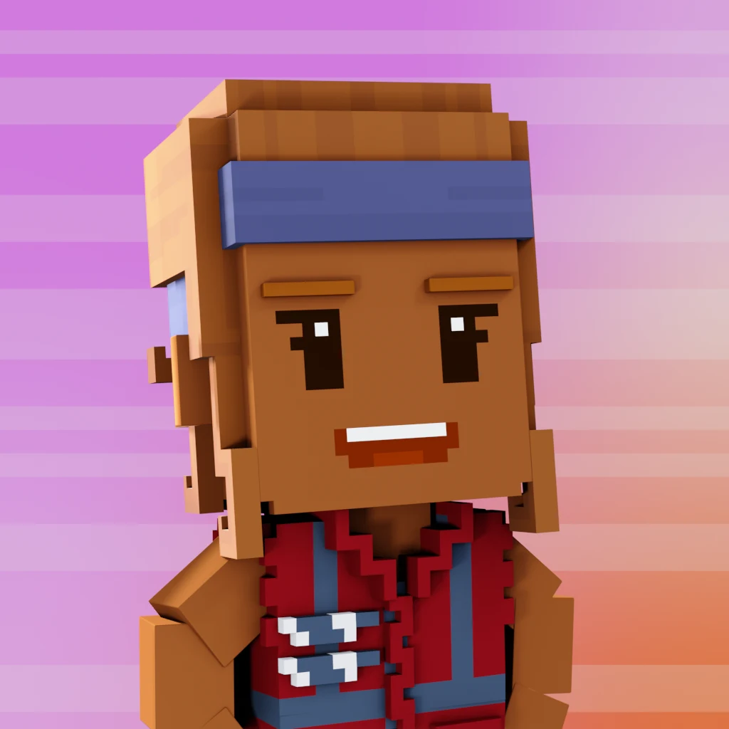 Pirate #2901 voxel render