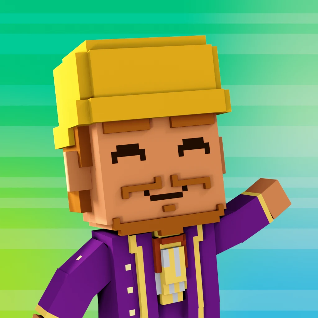Pirate #2903 voxel render
