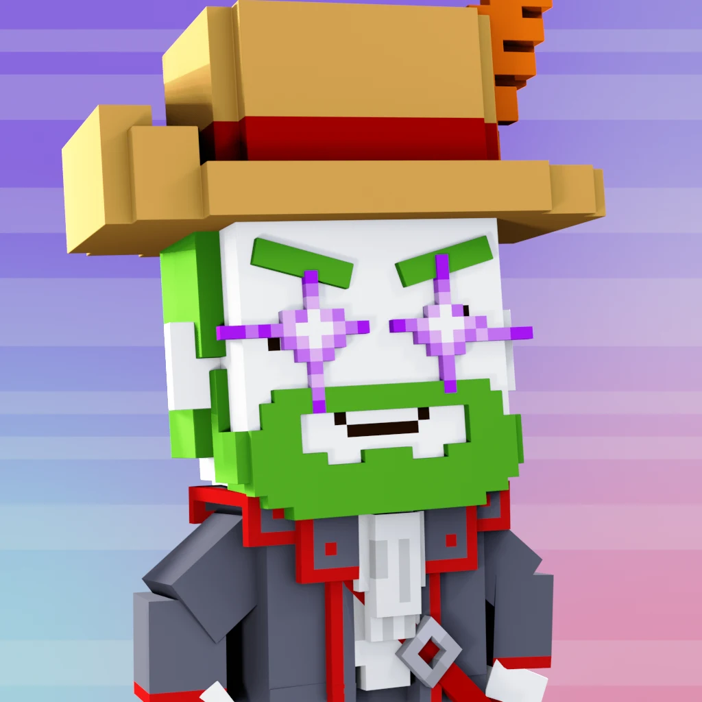 Pirate #2904 voxel render