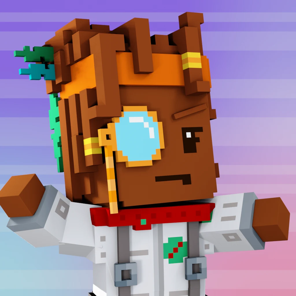 Pirate #2905 voxel render