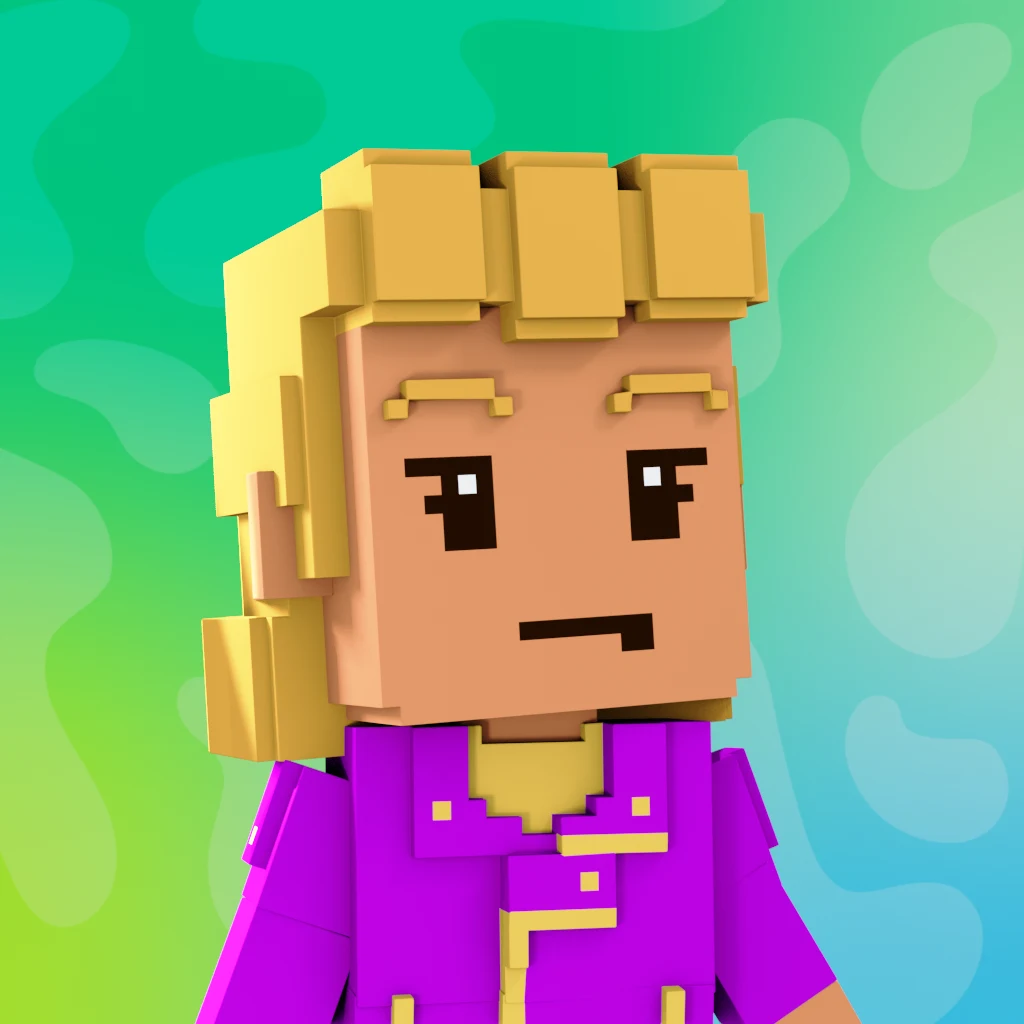 Pirate #2906 voxel render
