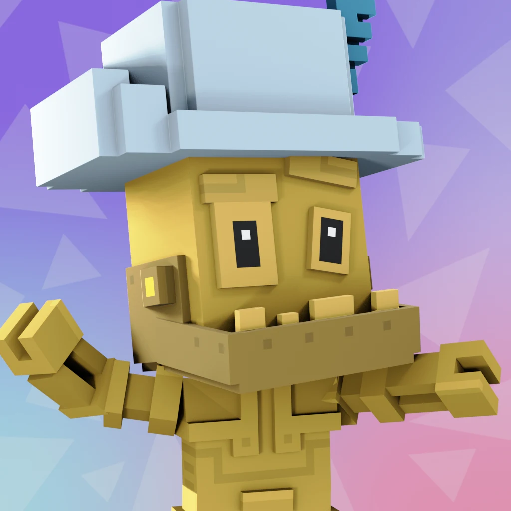Pirate #2908 voxel render