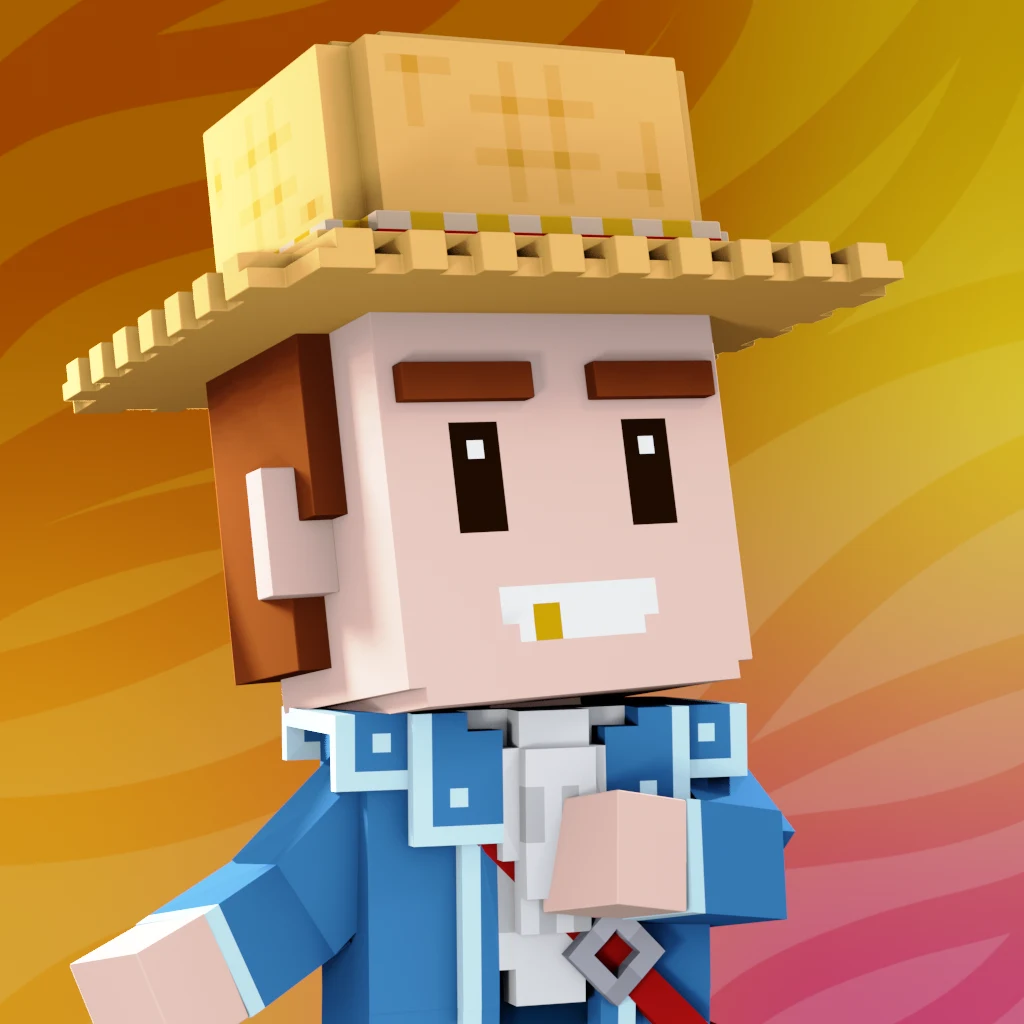 Pirate #2909 voxel render