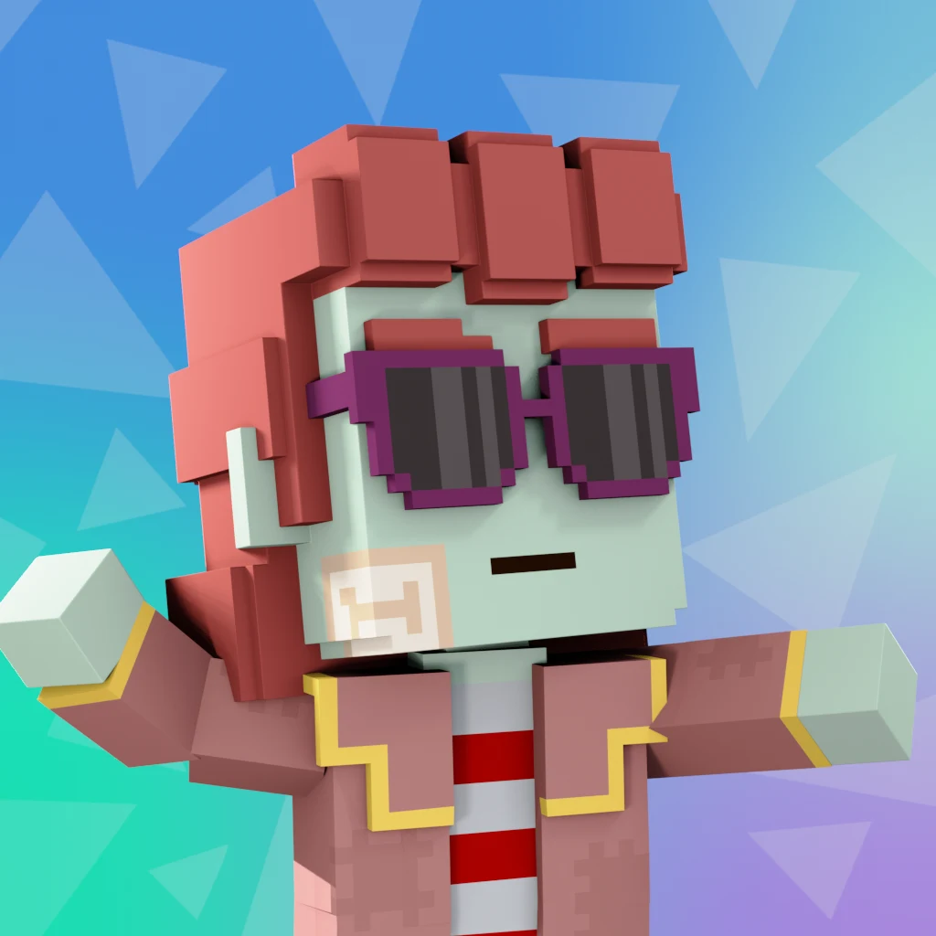 Pirate #2910 voxel render