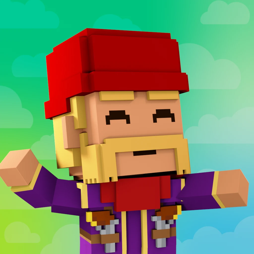Pirate #2912 voxel render