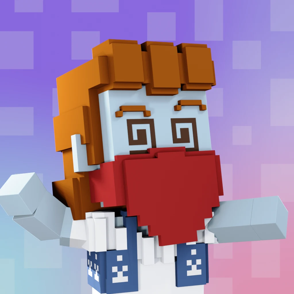 Pirate #2914 voxel render