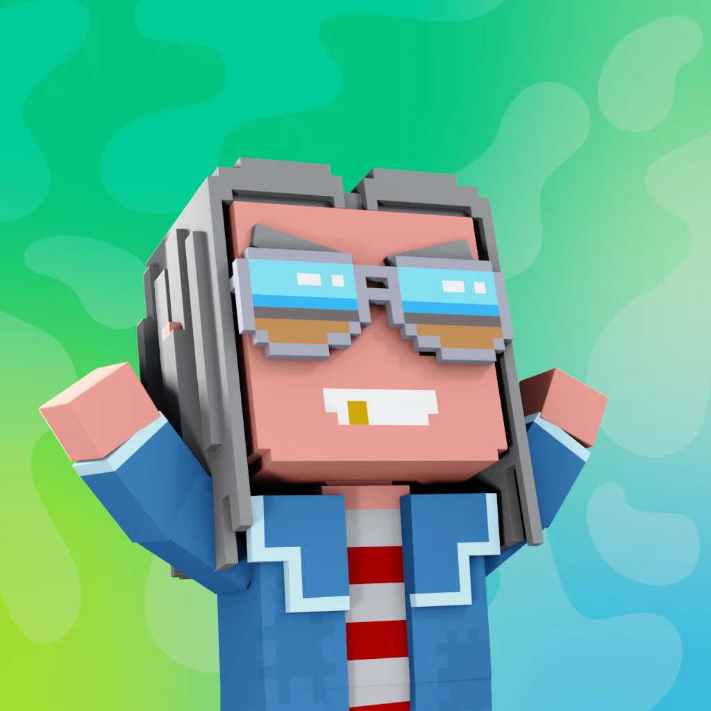 Pirate #2915 voxel render