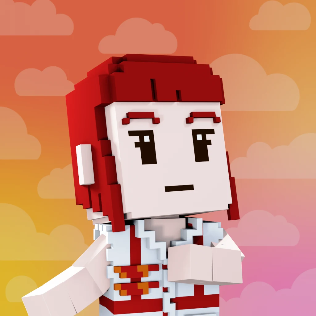 Pirate #2917 voxel render