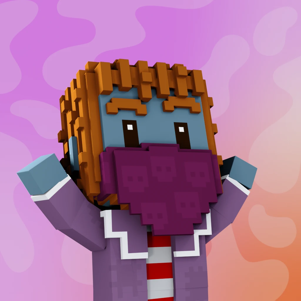 Pirate #2918 voxel render