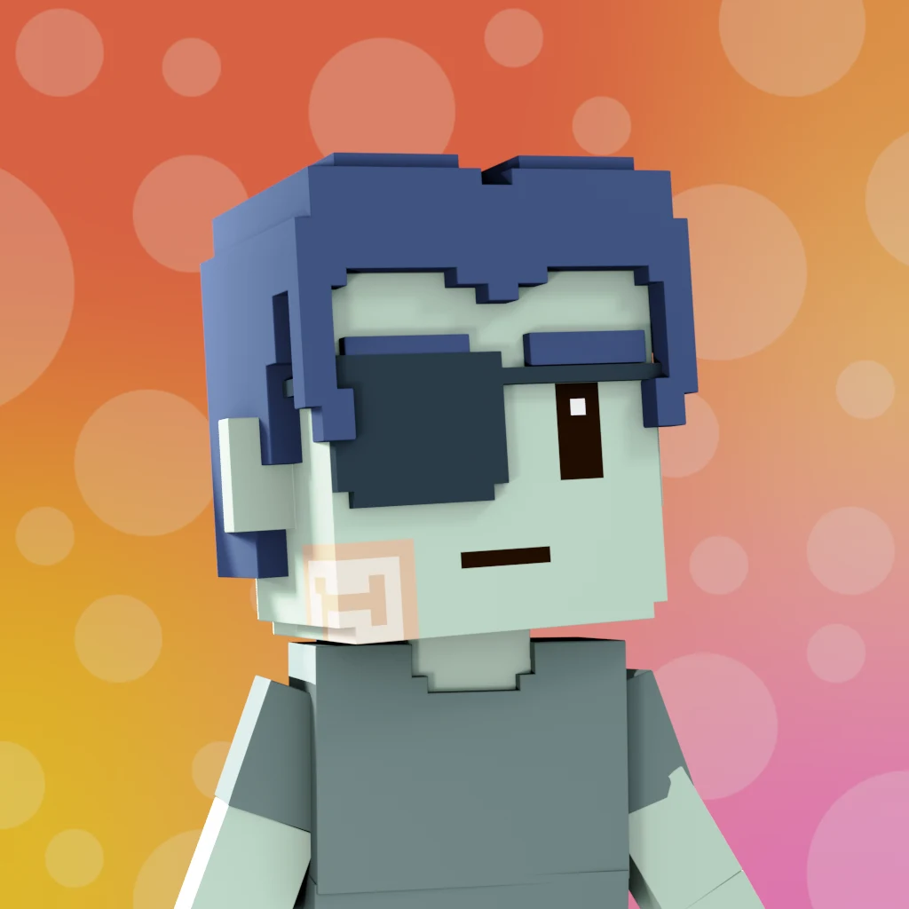 Pirate #2919 voxel render