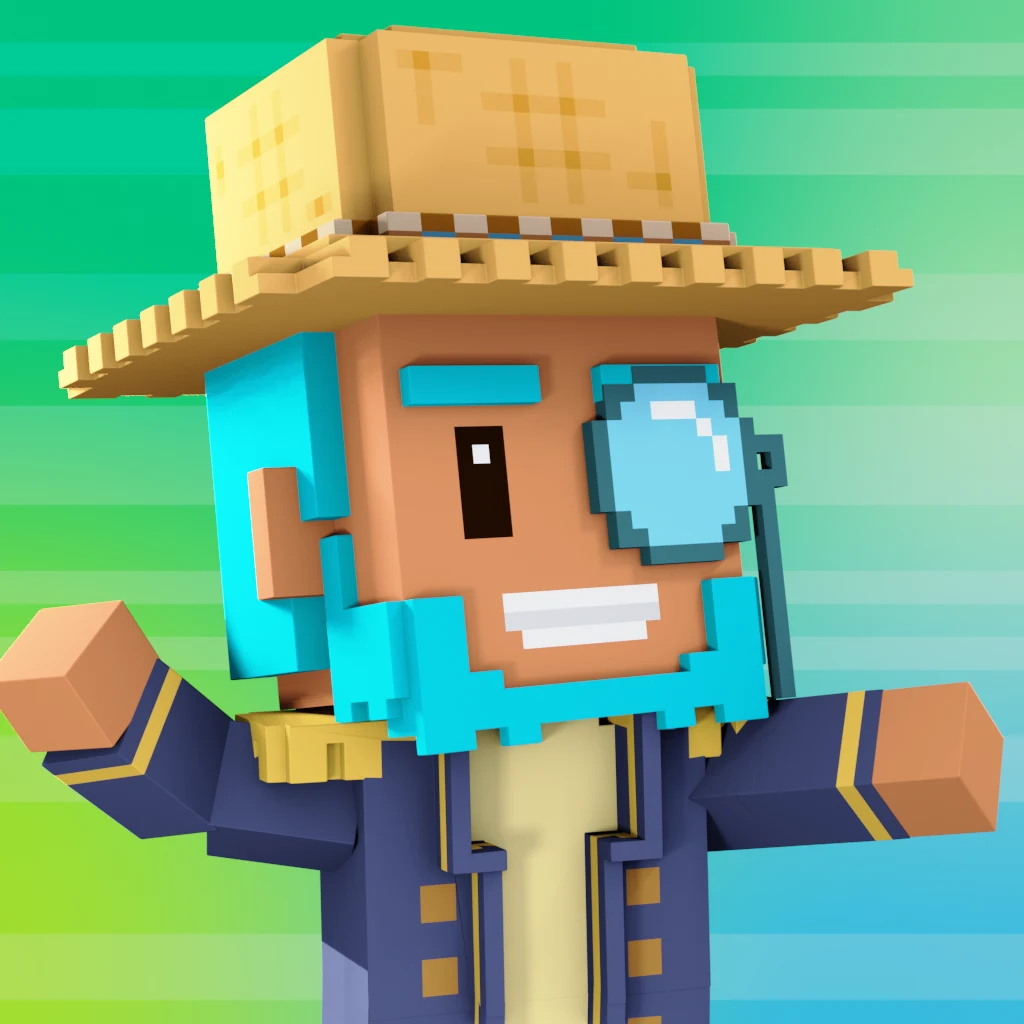 Pirate #292 voxel render