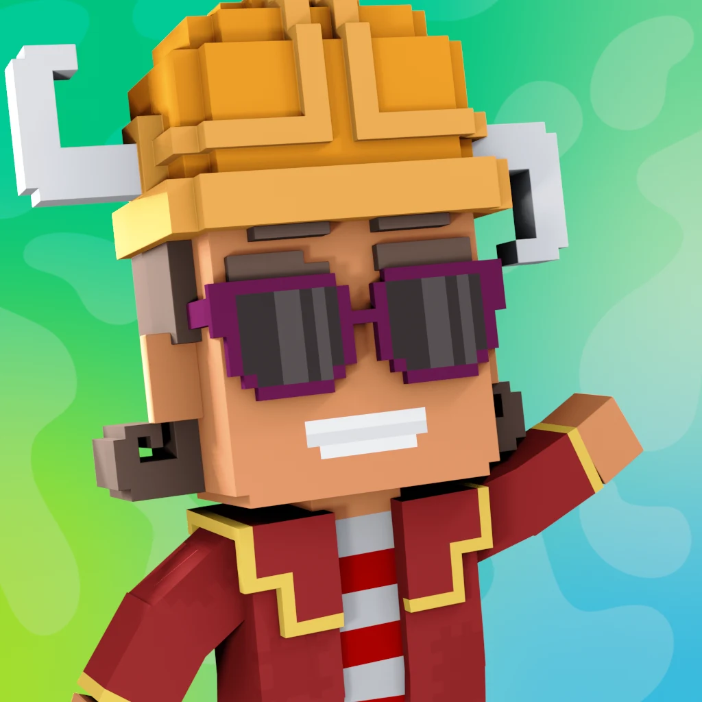Pirate #2922 voxel render