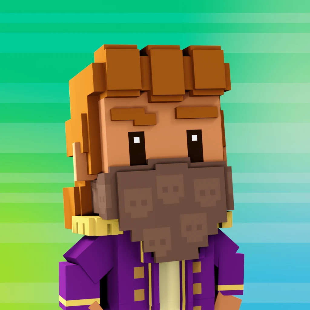 Pirate #2923 voxel render