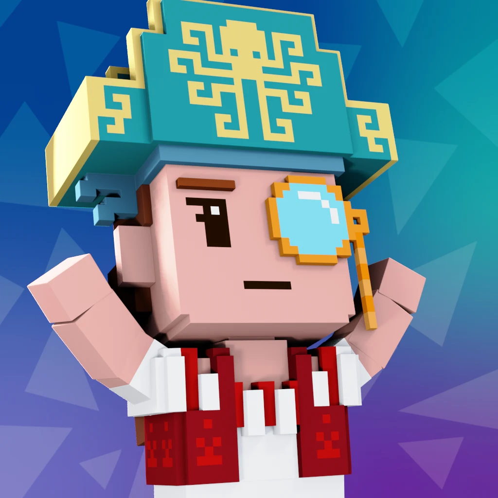 Pirate #2928 voxel render