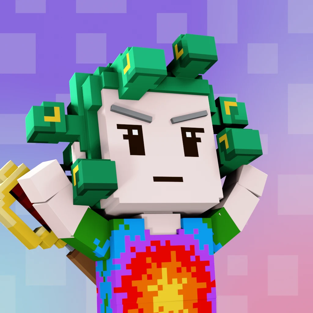 Pirate #2929 voxel render