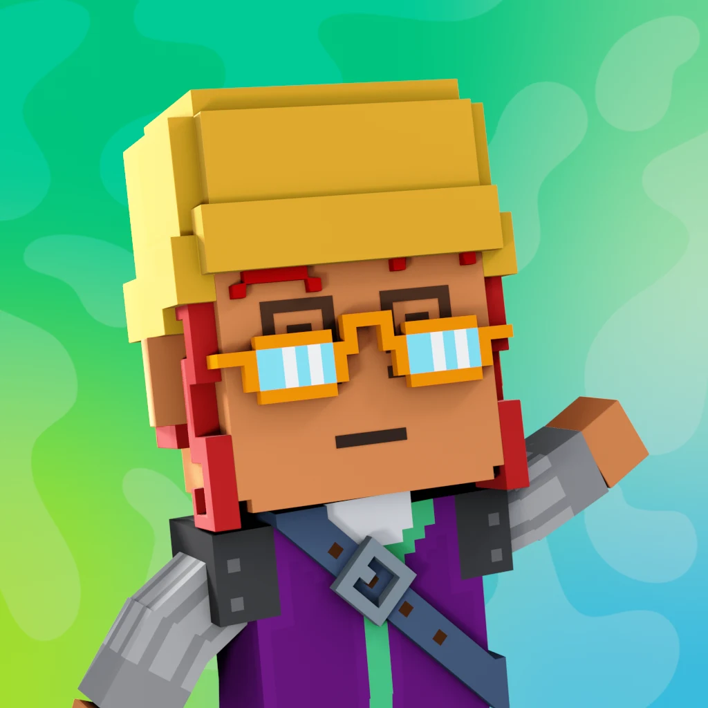 Pirate #293 voxel render