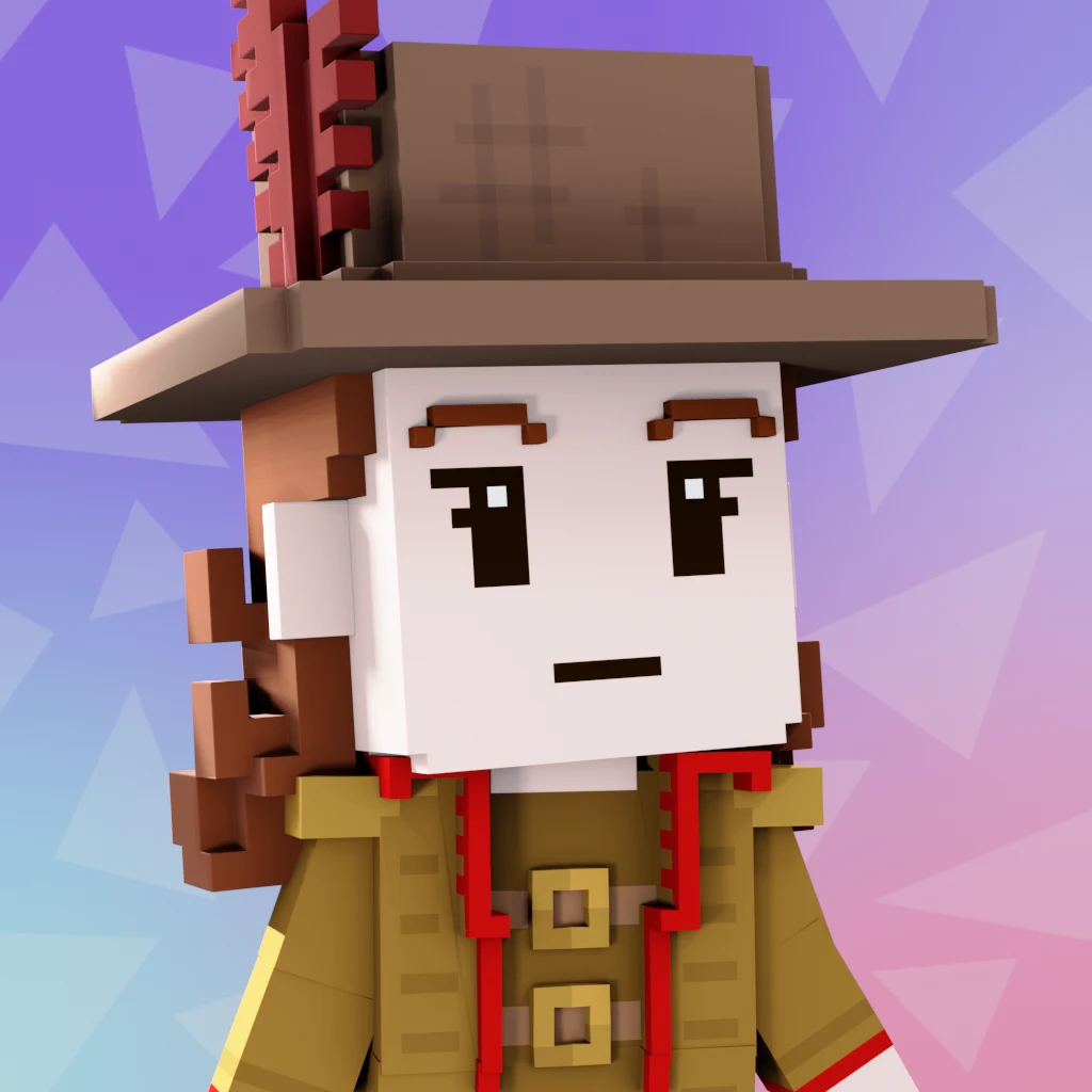 Pirate #2930 voxel render