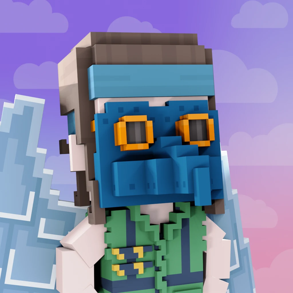 Pirate #2933 voxel render