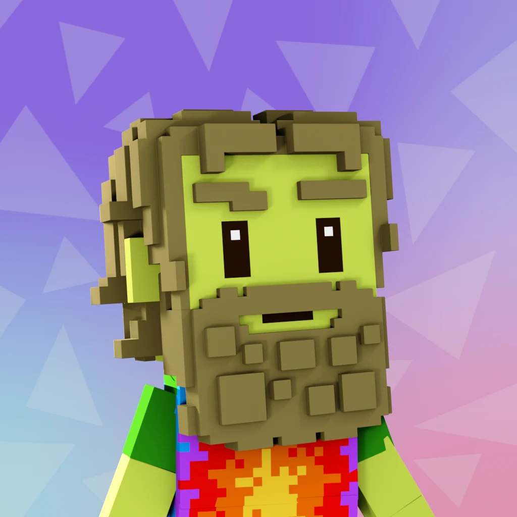 Pirate #2934 voxel render