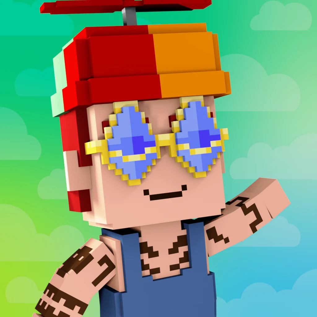 Pirate #2935 voxel render