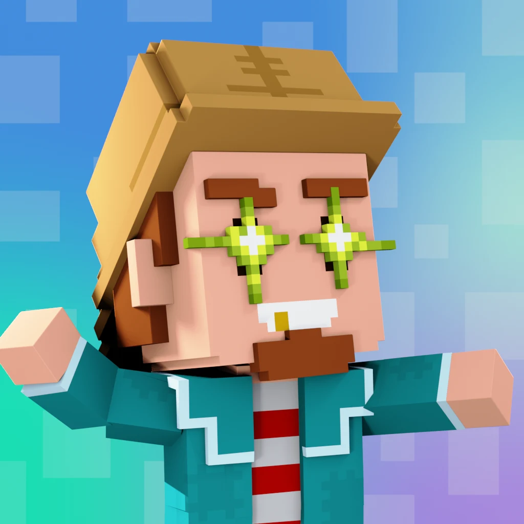 Pirate #2937 voxel render