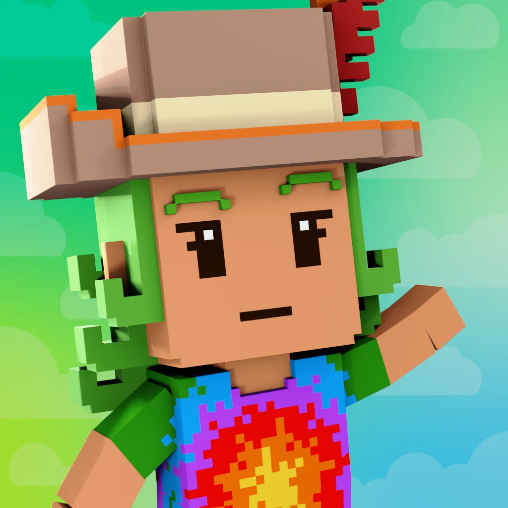 Pirate #2938 voxel render