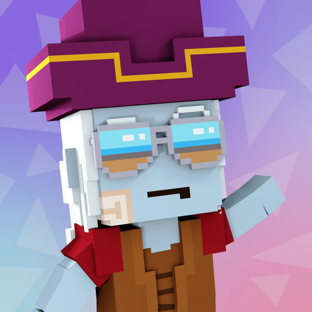 Pirate #2939 voxel render