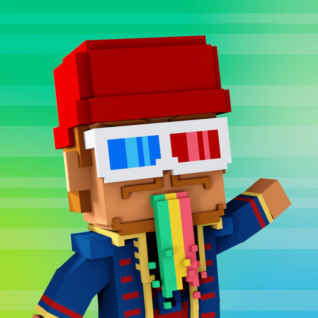 Pirate #294 voxel render