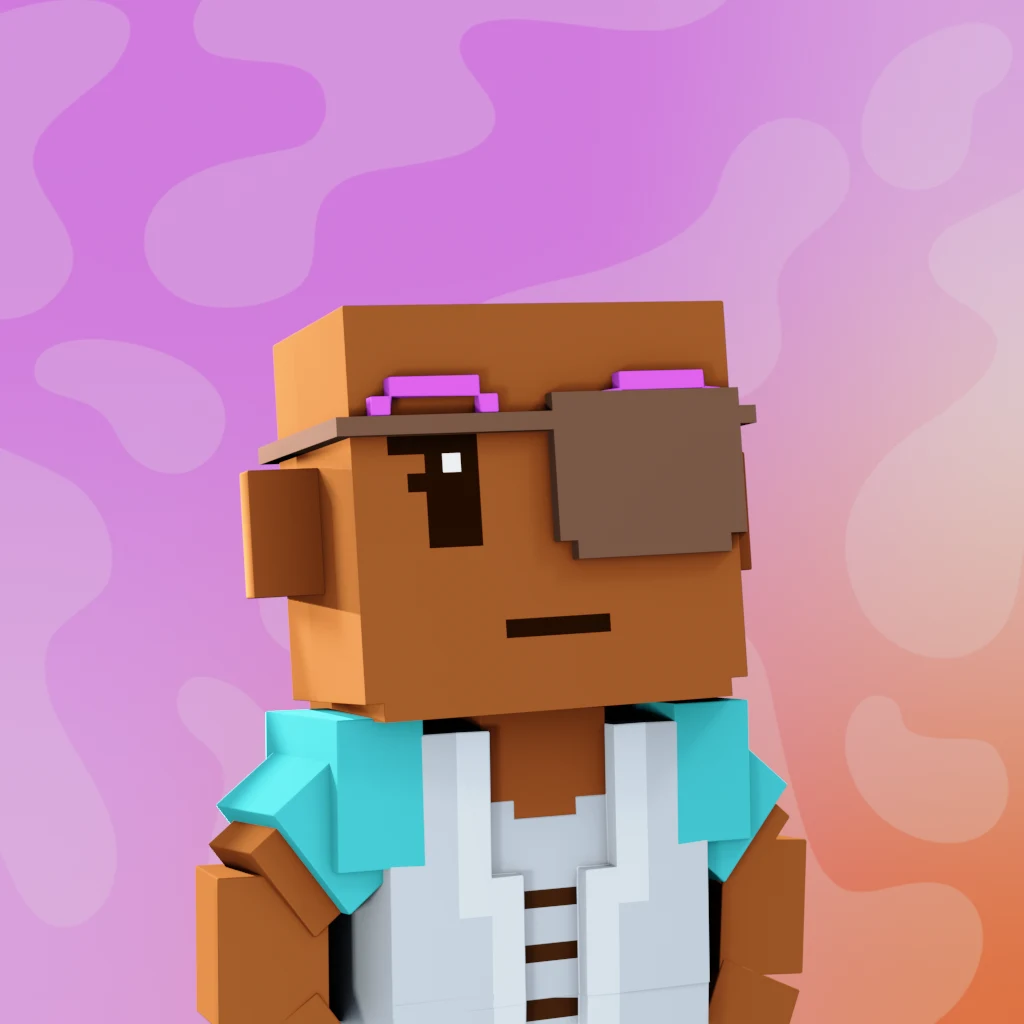 Pirate #2942 voxel render