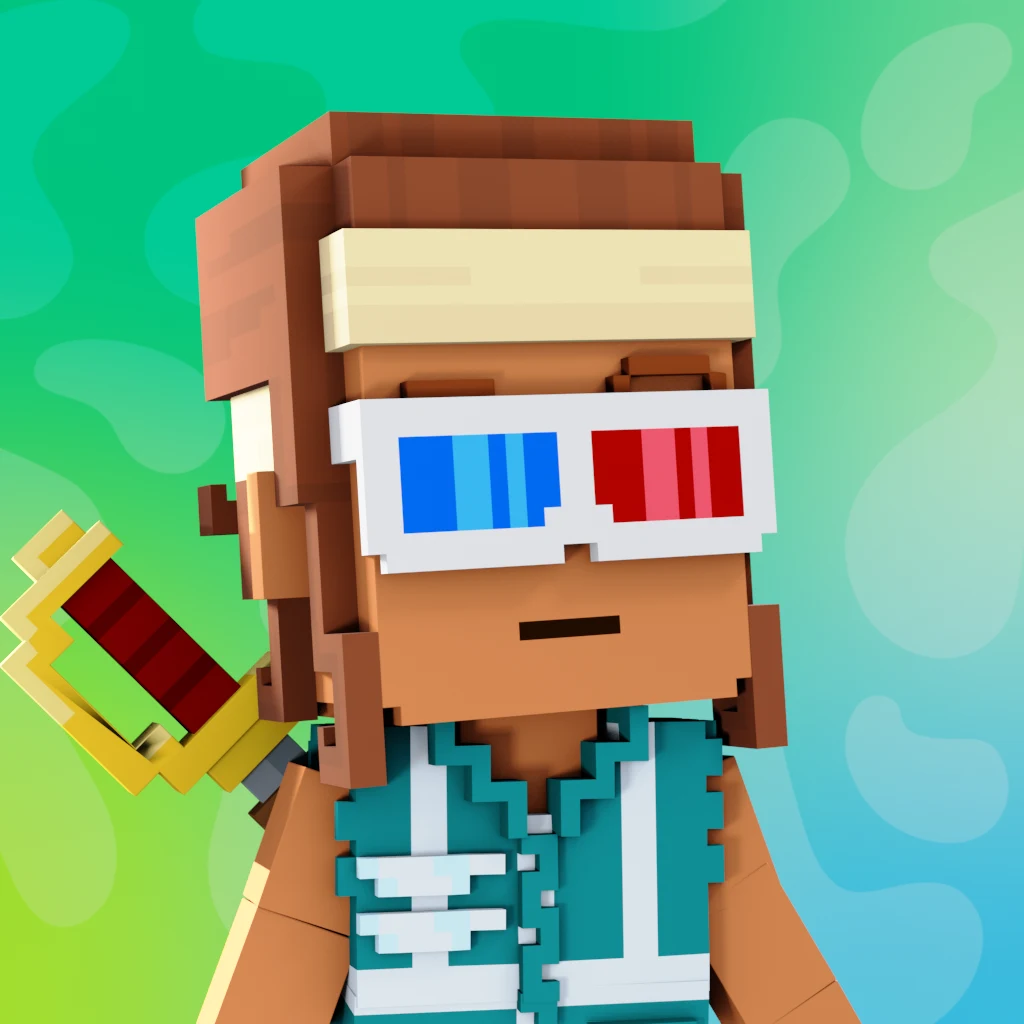 Pirate #2944 voxel render