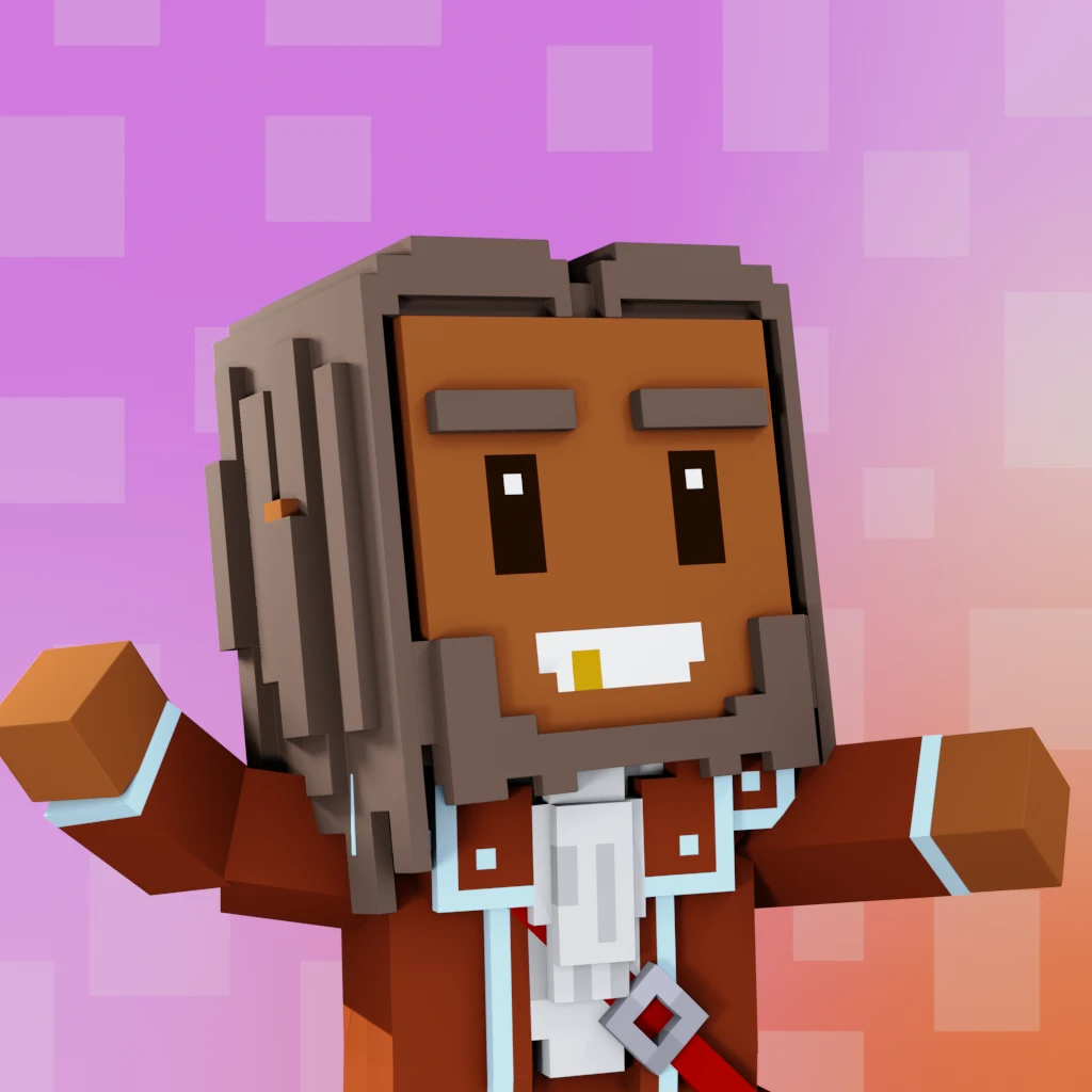 Pirate #2946 voxel render