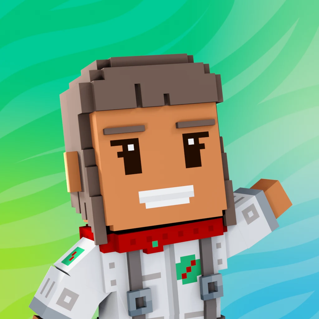 Pirate #2947 voxel render
